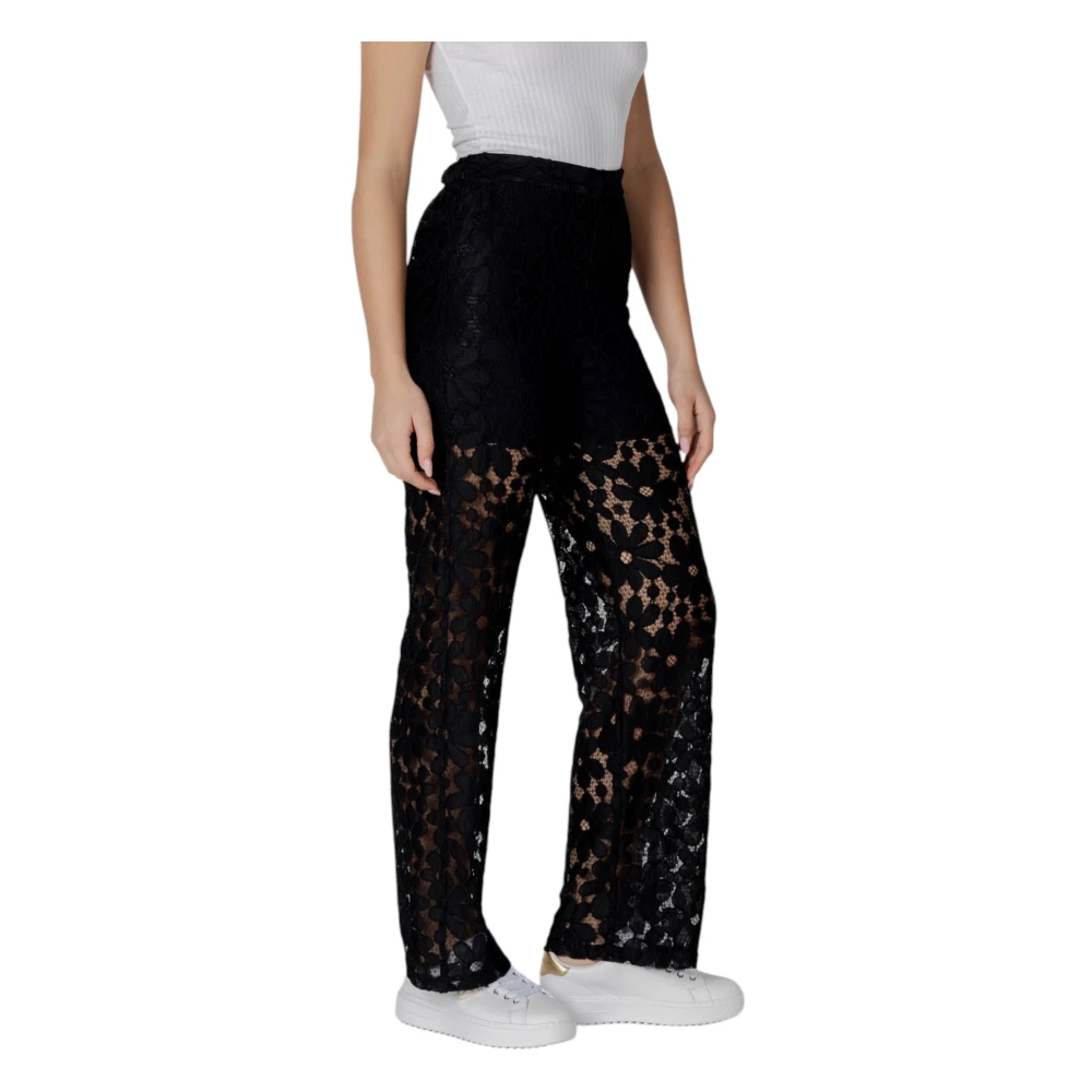 Desigual Palace Pants Collection 100% Polyester Black Dames