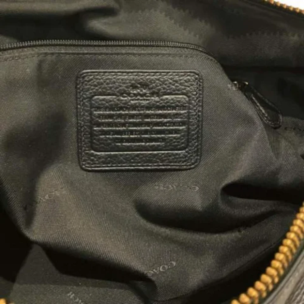 Coach Pre-owned Leather handbags Black Dames