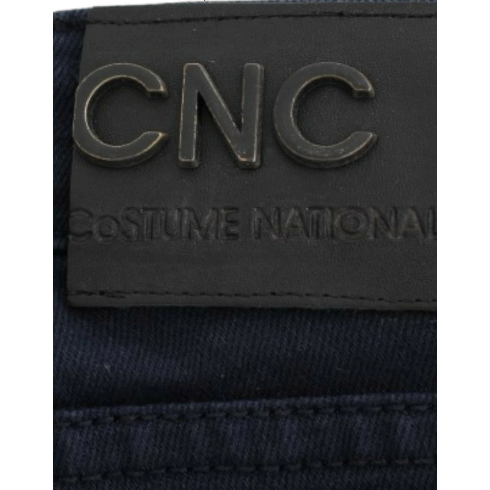 Costume National Blauwe Straight Leg Denim Vreugde Blue Dames