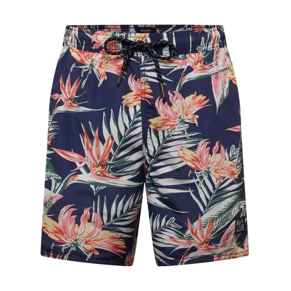 Superdry Ovin Vintage Hawaiian Swimshort - Male - Beachwear - Multicolor - Xs - Swimwear - Image 1