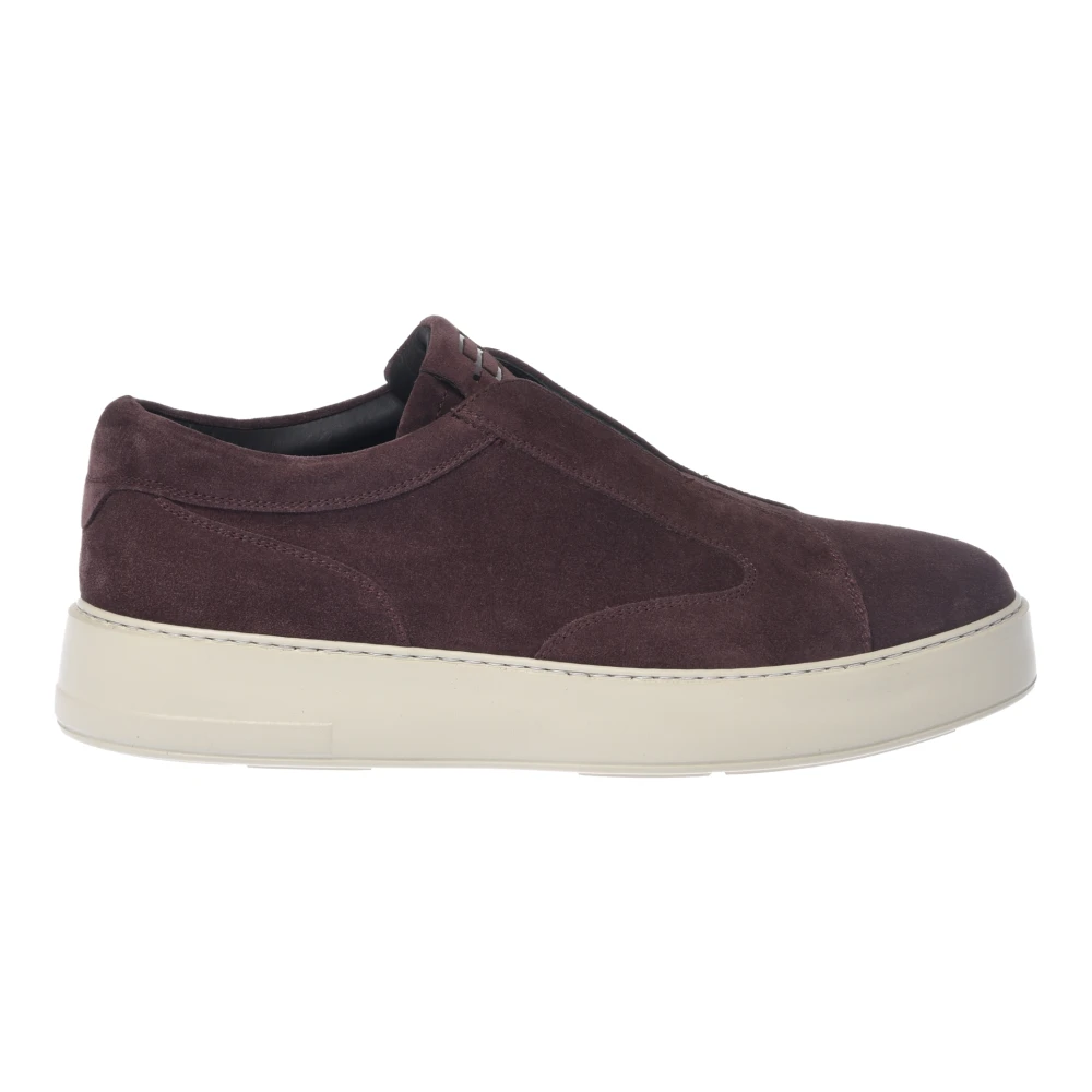Baldinini Uomo Rosso - Suede Slip-On - Shoes - 42 Eu