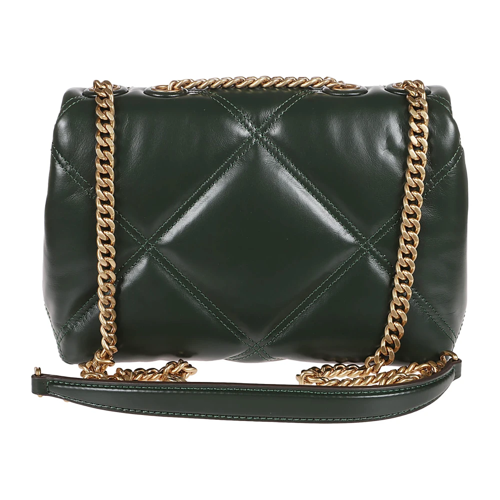TORY BURCH Diamant Quilt Schoudertas Green Dames