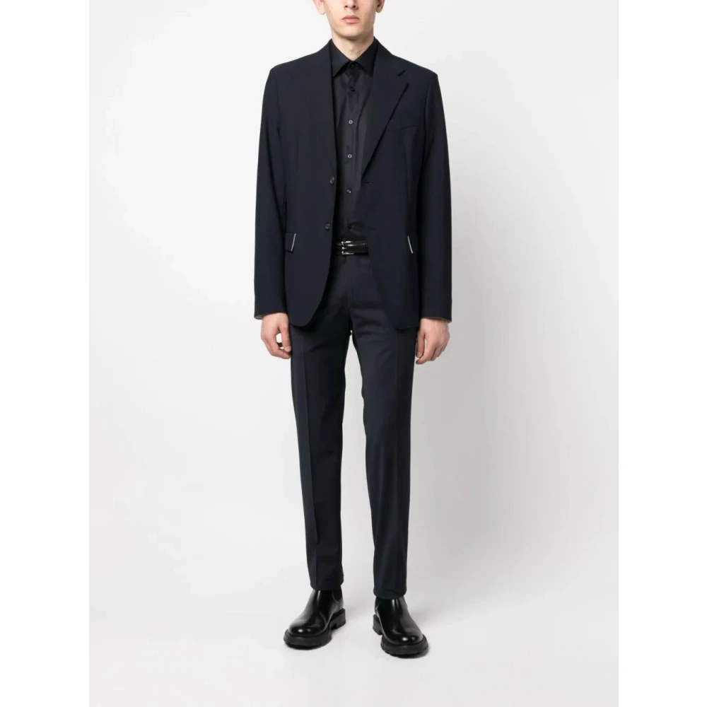 PT Torino Navy Casual Broek Blue Heren