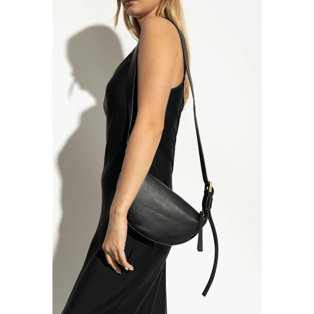 AllSaints Schoudertas Half Maan Black Dames