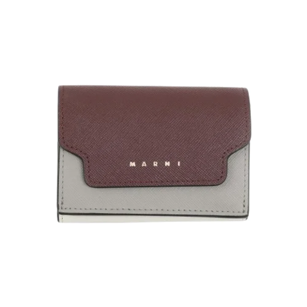 Marni Pre-owned Leather wallets Multicolor Dames