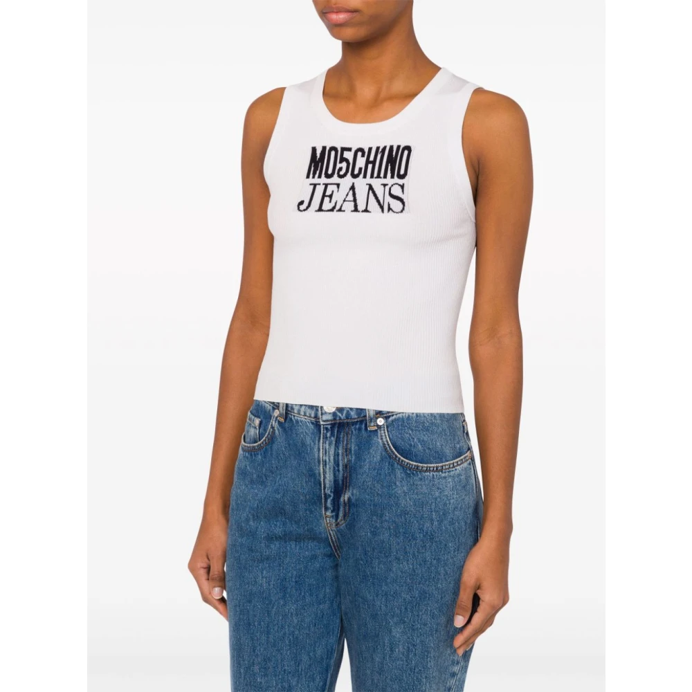 Moschino Witte Top voor Stijlvolle Look White Dames