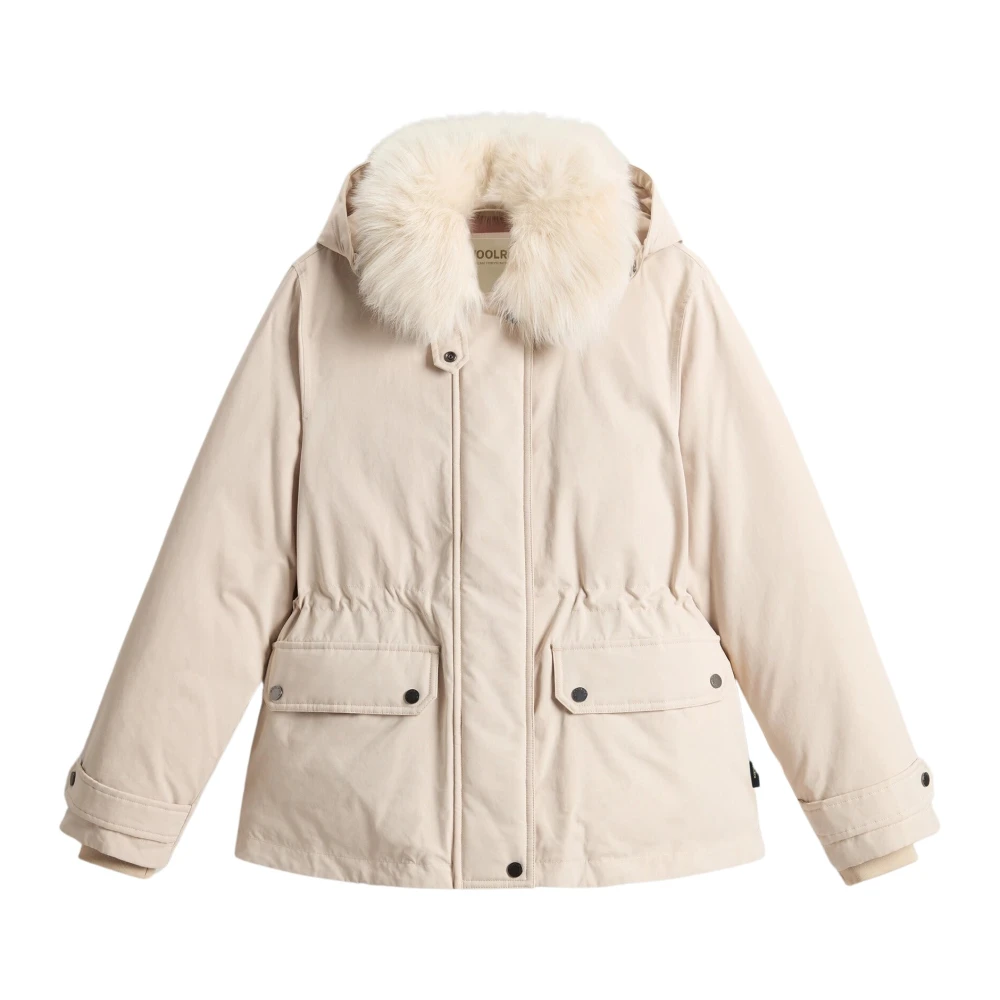 Woolrich Stijlvolle Winterjassen White Dames