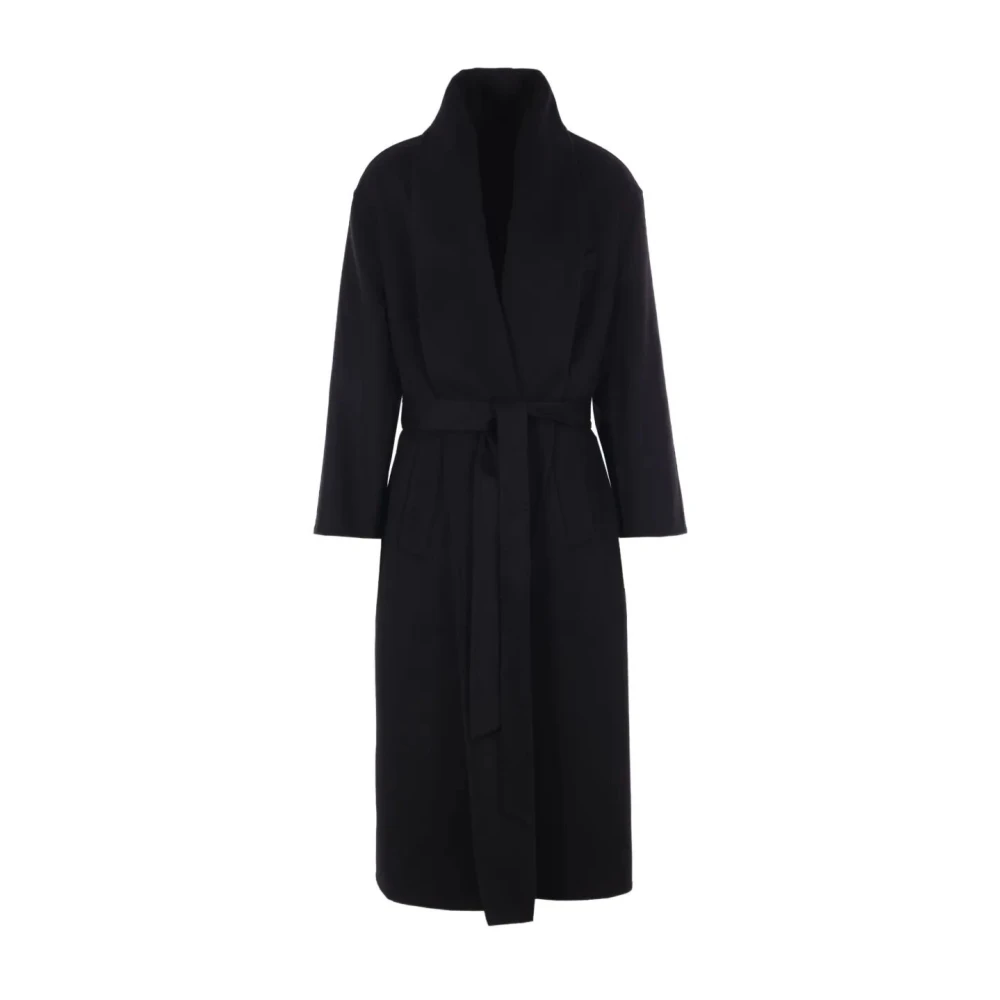 Tom Ford Men's Black Wool Cashmere Shawl Coat