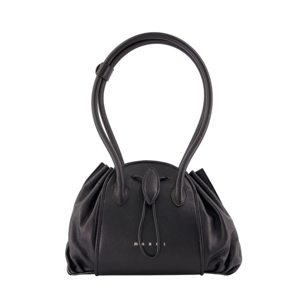 Marni Donna Nero - Tulipea Shopper Bag - Bags - One Size