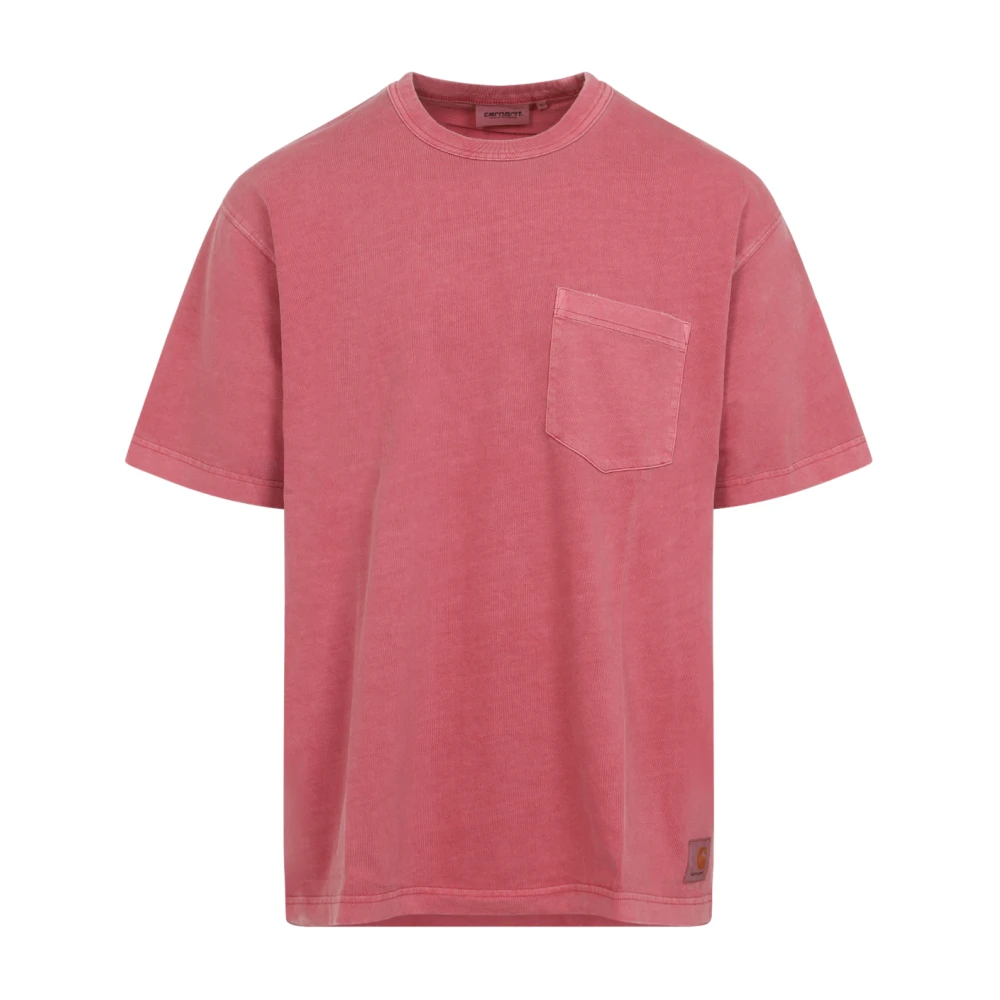 Carhartt Wip Men's Pink Torion Pocket T-Shirt - T-Shirts - M - Tops