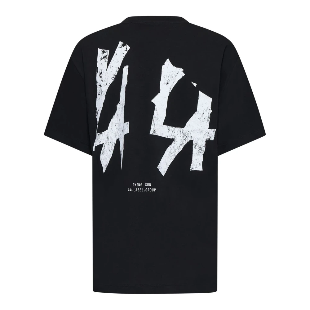 44 Label Group T-shirt met ronde hals Black Heren
