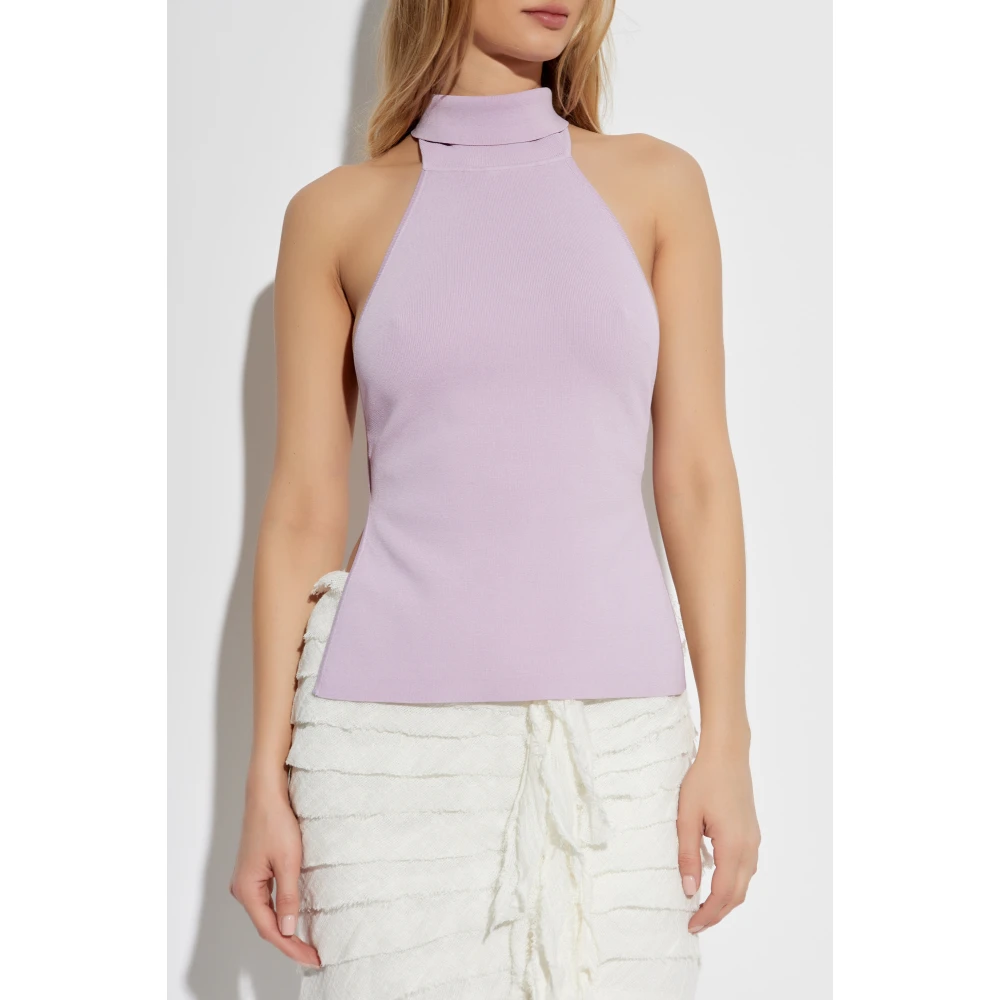 Cult Gaia Top Wake Purple Dames