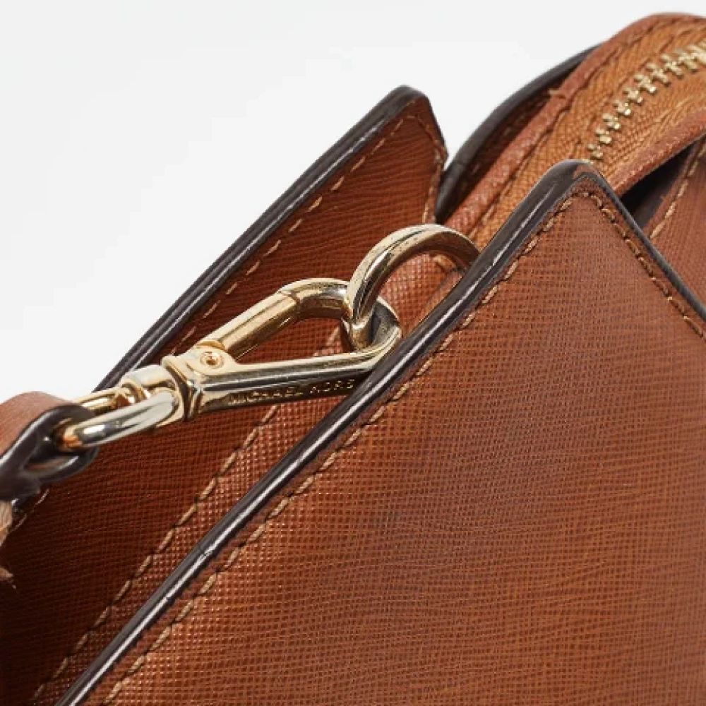 Michael Kors Pre-owned Leather crossbody-bags Brown Dames