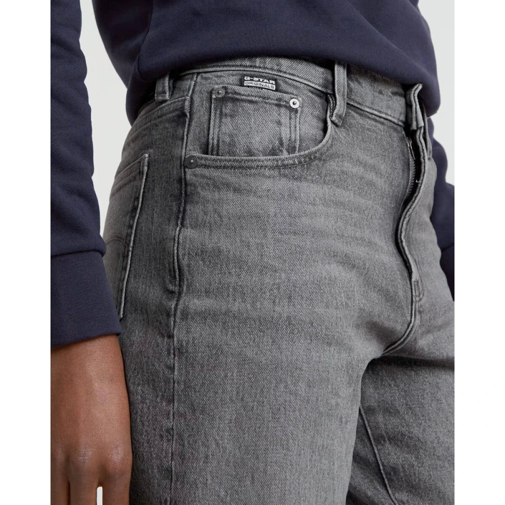 G-Star High Straight Jeans voor Vrouwen Gray Dames