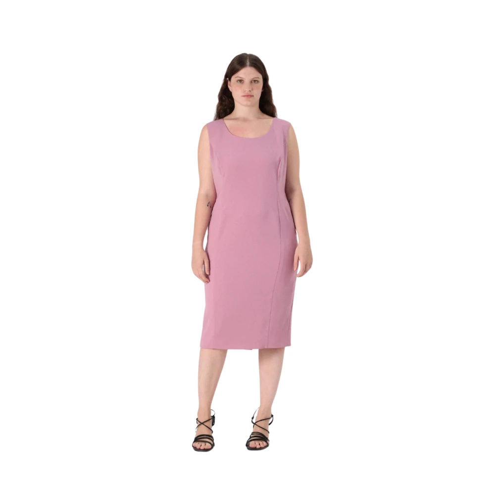 Marina Rinaldi Damiere Jurk Pink Dames