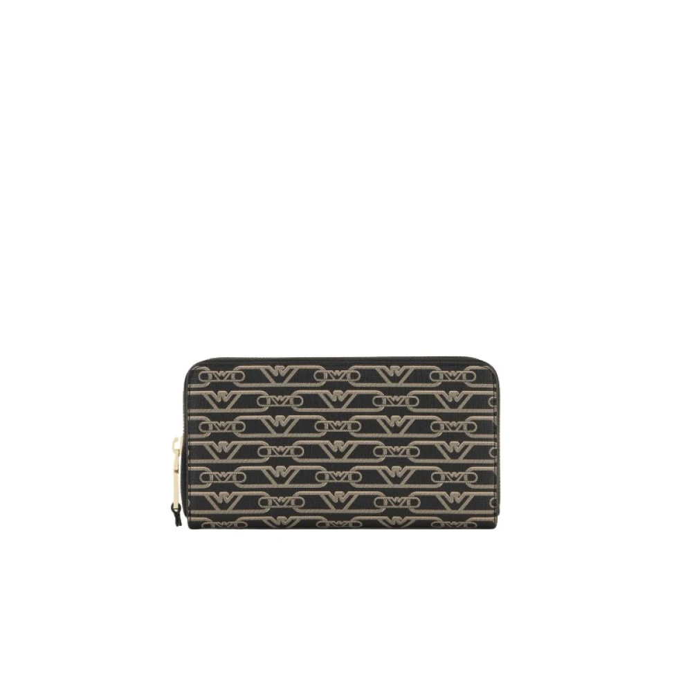 Emporio Armani Grote Array Portemonnee Black Dames