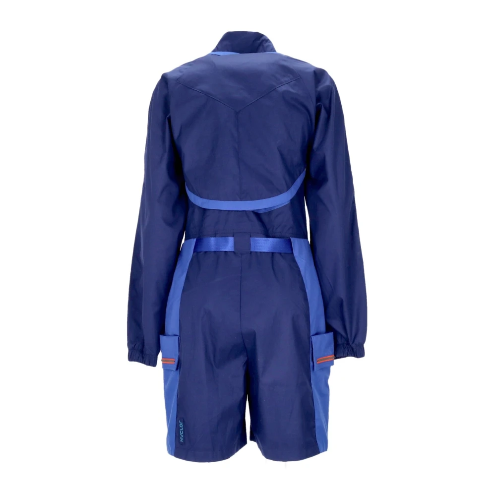 Jordan Blauwe Utility Jumpsuit met Afneembare Vest Blue Dames