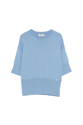 Short-sleeve Knit Top
