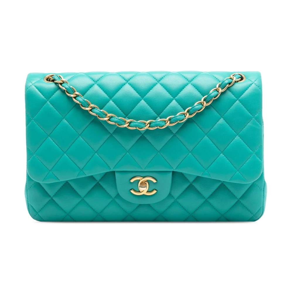 Chanel Vintage Donna Verde Pre-Owned, Taglia Unica, Used,