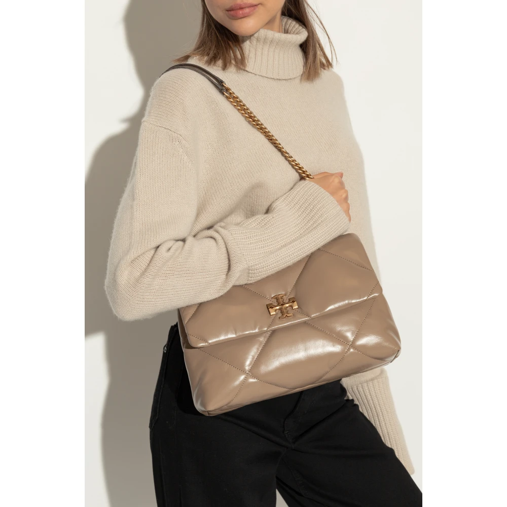 TORY BURCH Schoudertas Kira Diamond Beige Dames