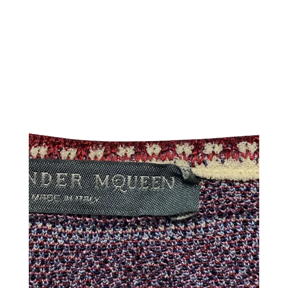 Alexander McQueen Pre-owned Silk dresses Multicolor Dames