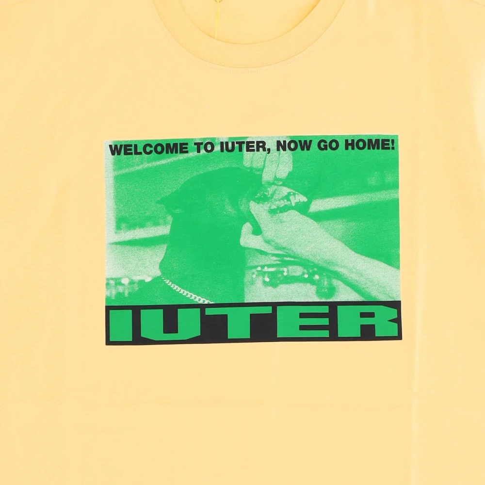 Iuter Gele Heren Tee Korte Mouw Yellow Heren
