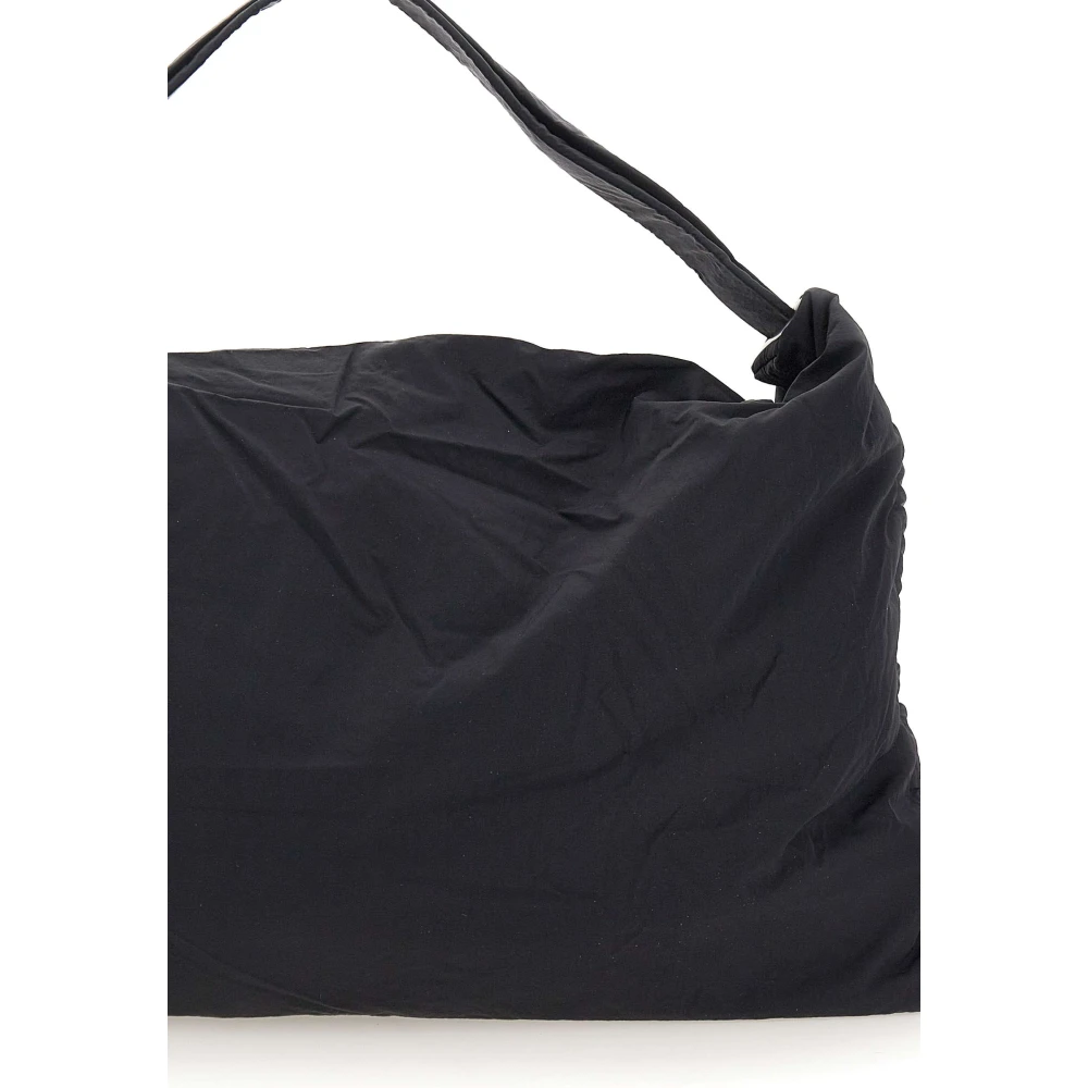 Y-3 Zwarte Nylon Schoudertas met Logo Black Heren