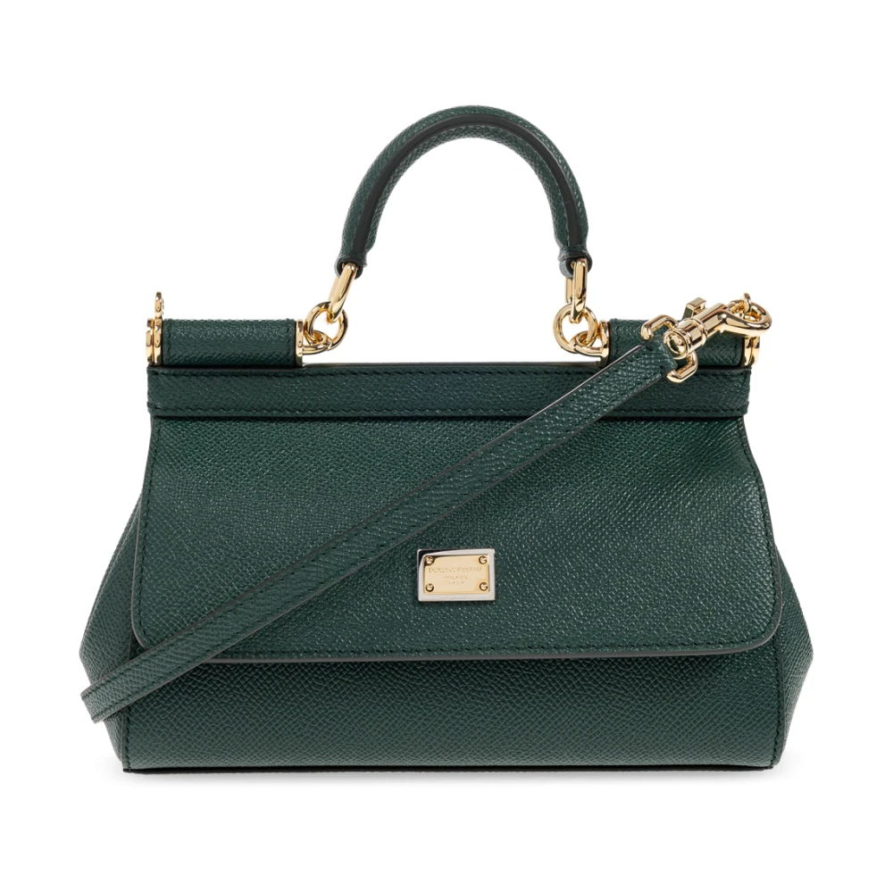 Dolce & Gabbana Women's Green Handbag Sicily Small
