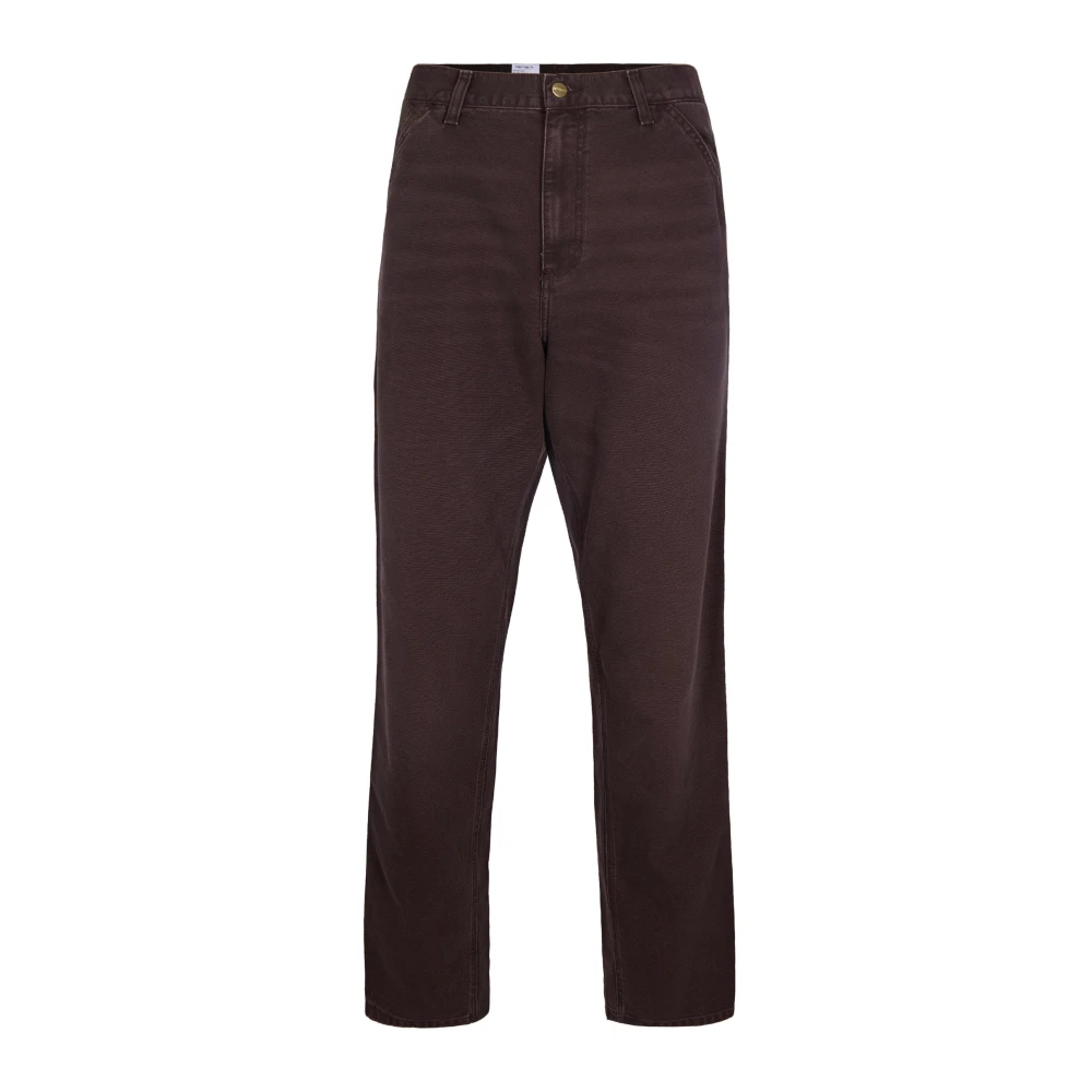 Carhartt Wip Men's Brown Straight Jeans - Straight Fit Jeans - W33 - Jeans