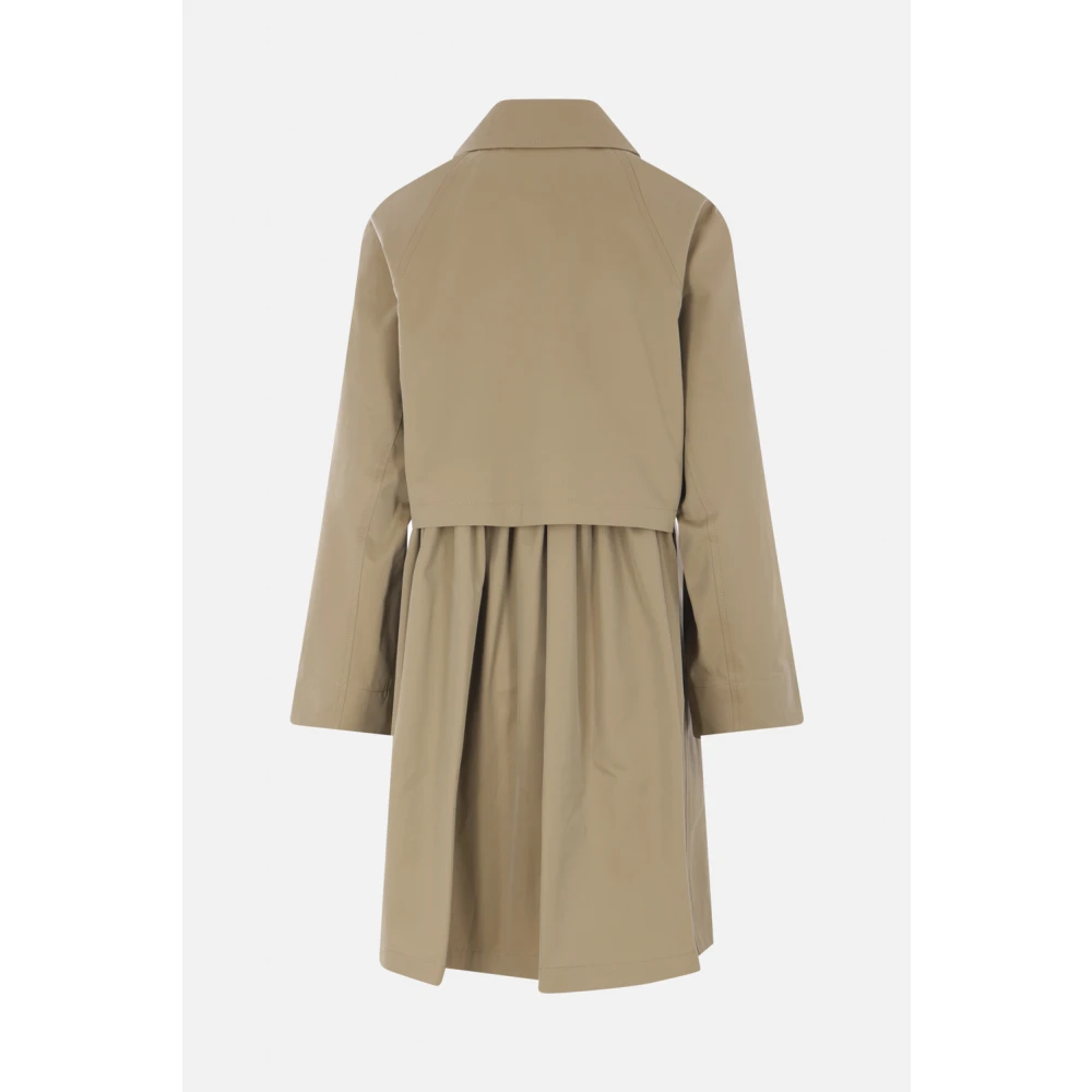 Undercover Beige Katoenen Trenchcoat Beige Dames