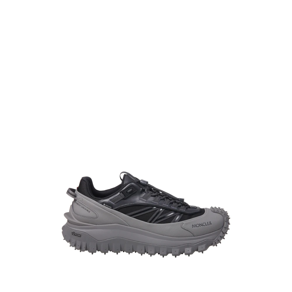 Moncler Gray Sneakers, Male, 10 Uk, Trailgrip Gtx Low Top Sneaker