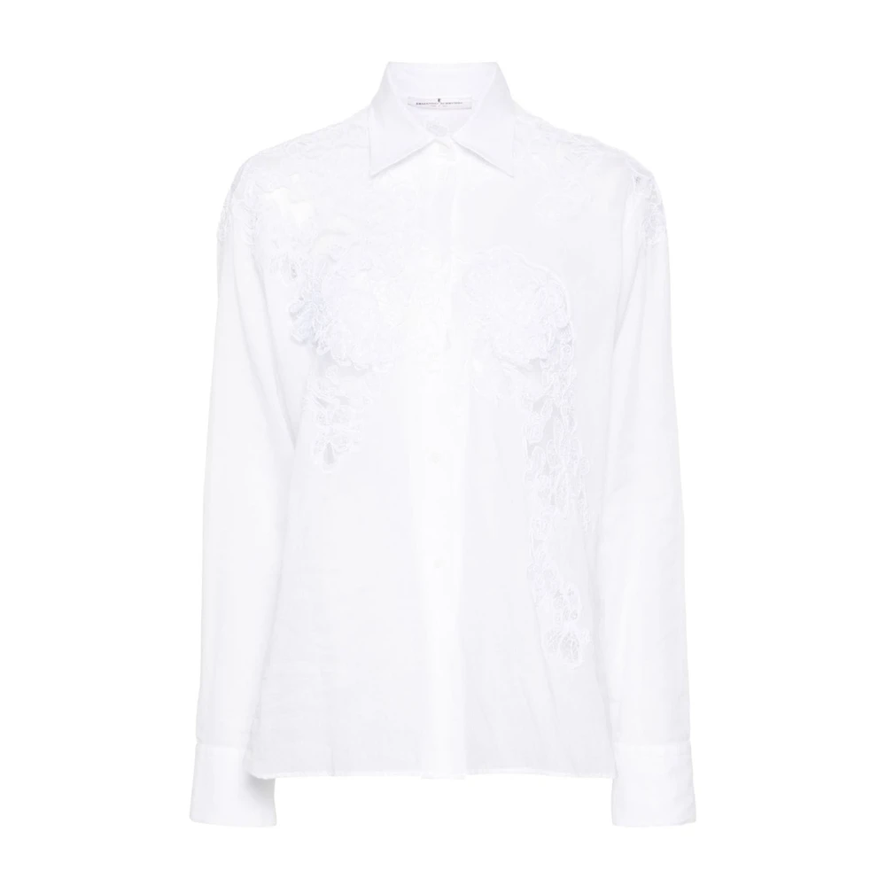 Ermanno Scervino Witte Overhemden voor Heren White Dames