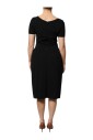 robe-midi-sheath-noire-avec-fermeture-eclair-au-dos