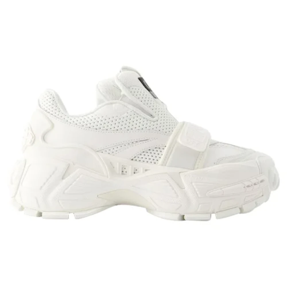 Off White Laeder sneakers White, Dam