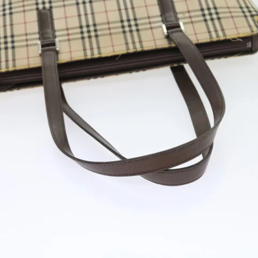 Burberry Vintage Pre-owned Nylon totes Beige Dames