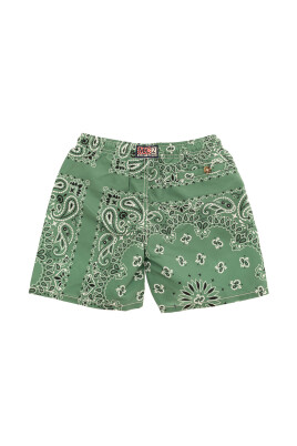 gron-bandana-badedragt-elastisk-talje