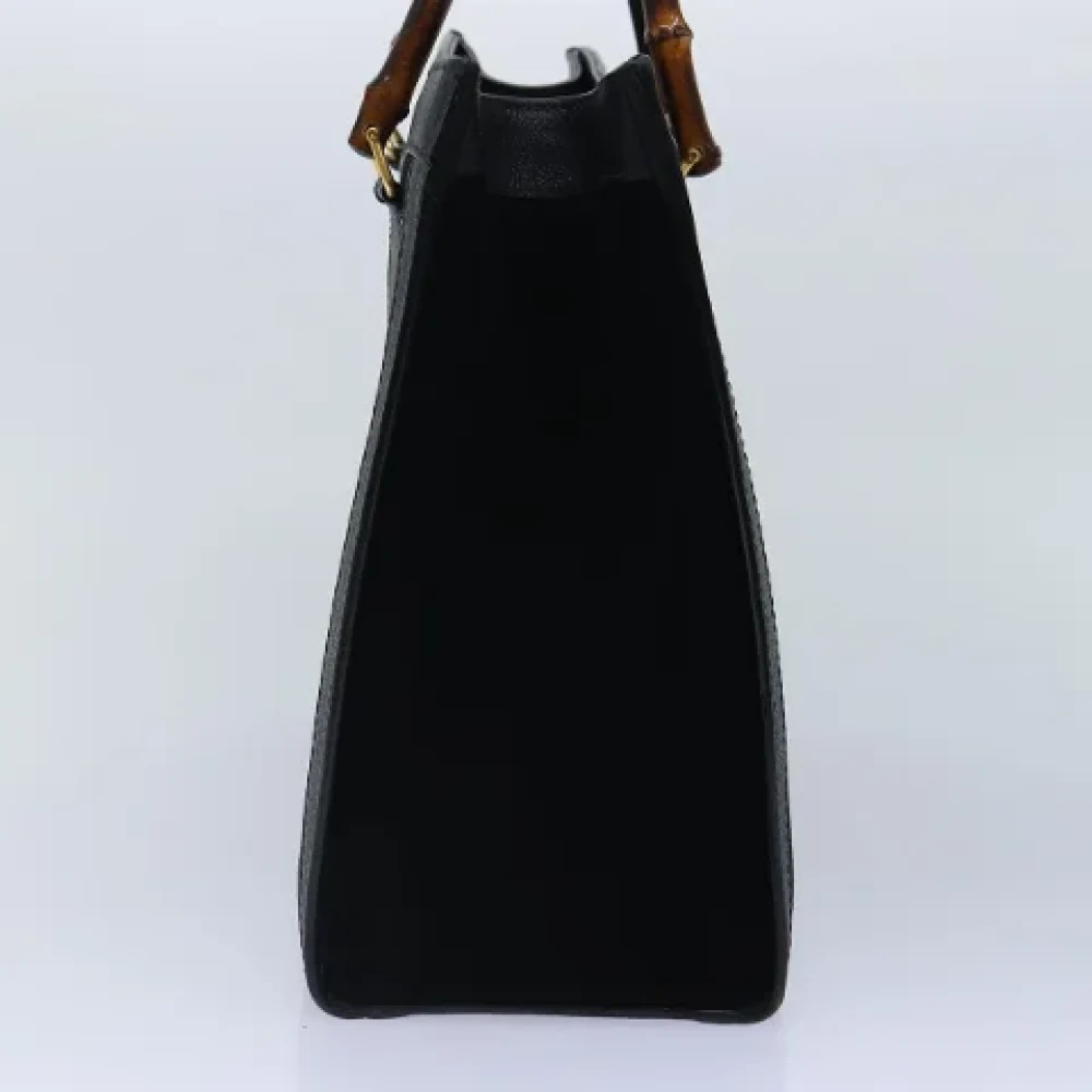 Gucci Vintage Pre-owned Leather handbags Black Dames