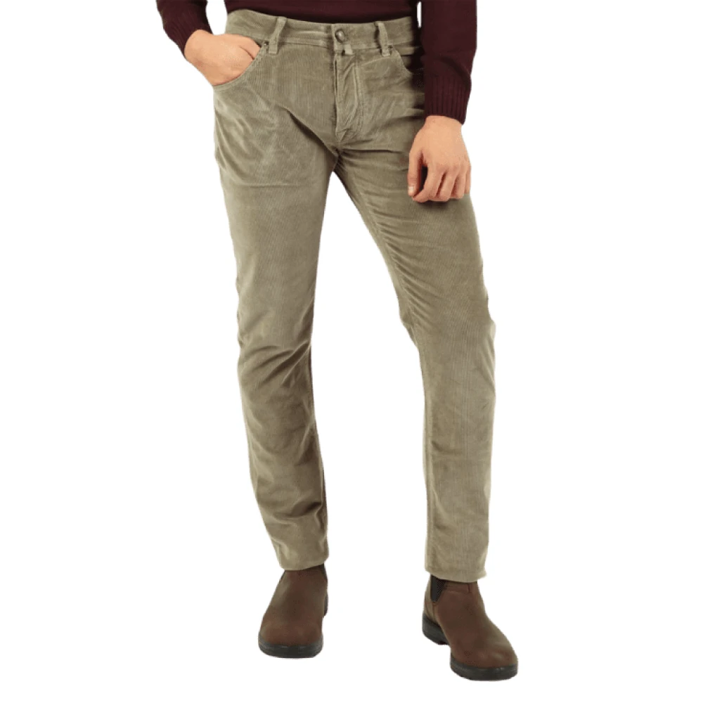 Jacob Cohën Slim Bard Denim Jeans in Tortora Green Heren