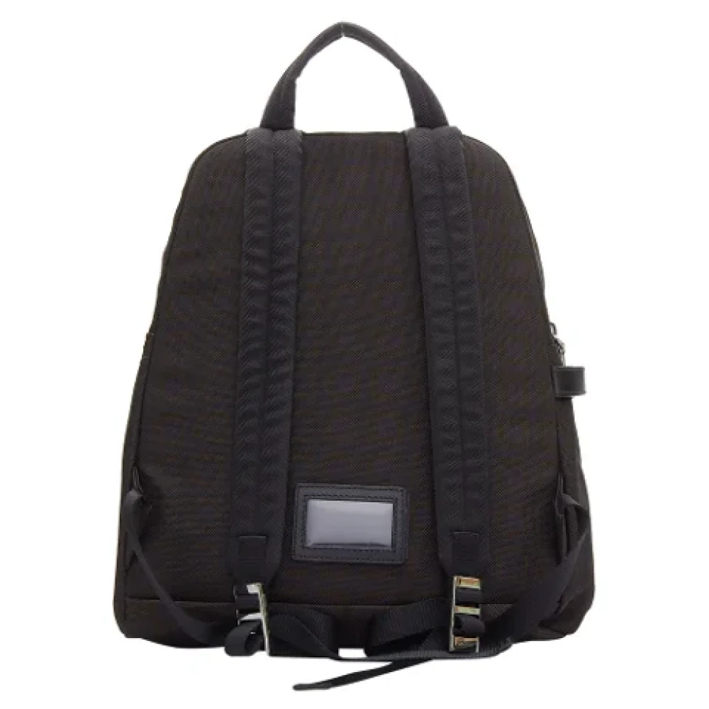 Prada Vintage Pre-owned Nylon backpacks Black Dames