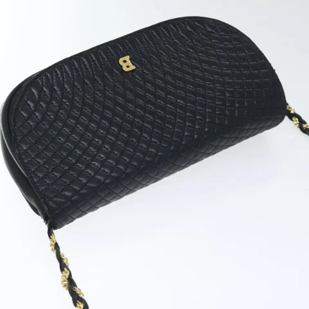 Bally Pre-owned Leather shoulder-bags Black Dames