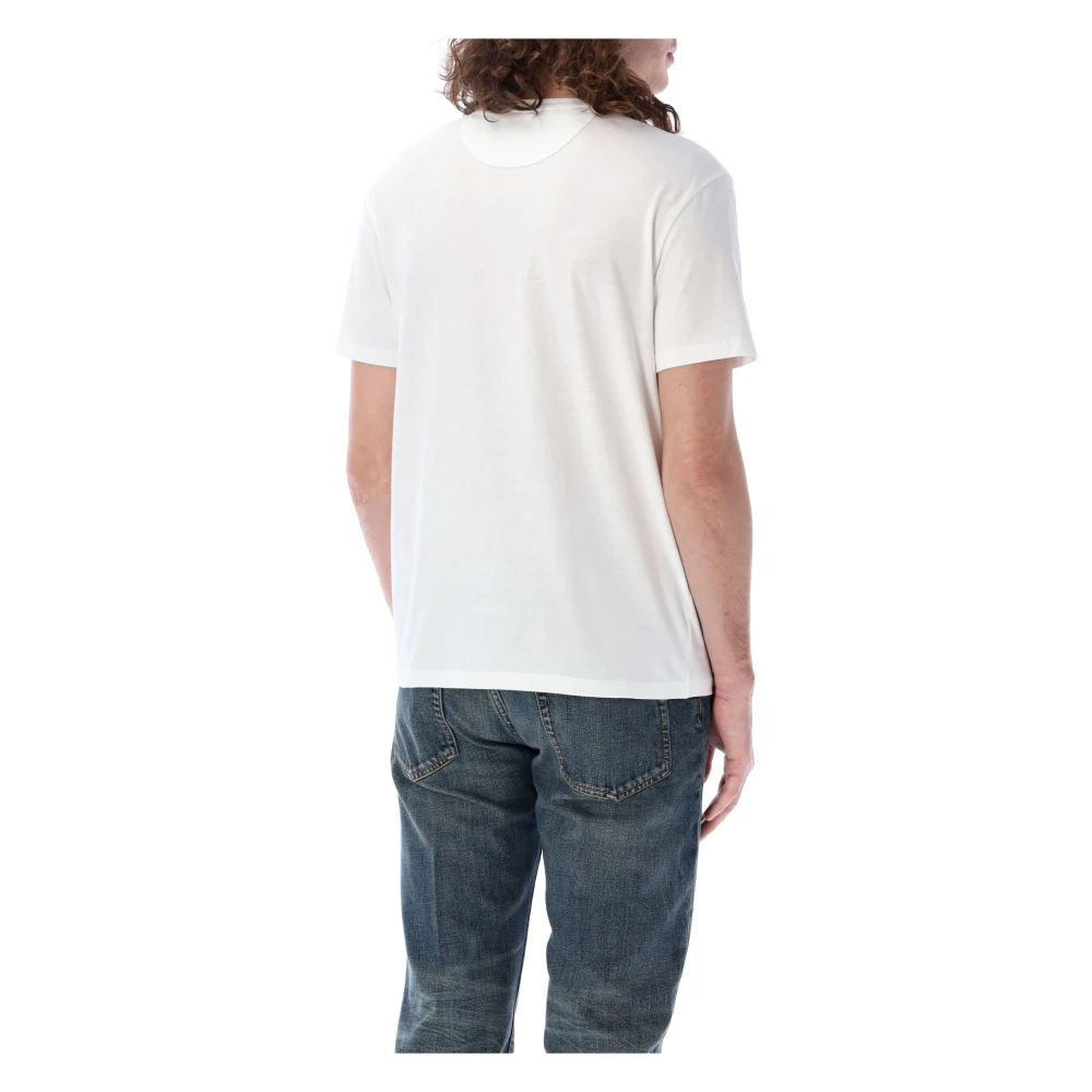 Valentino Garavani Bloemenborduurwerk T-shirt voor heren White Heren