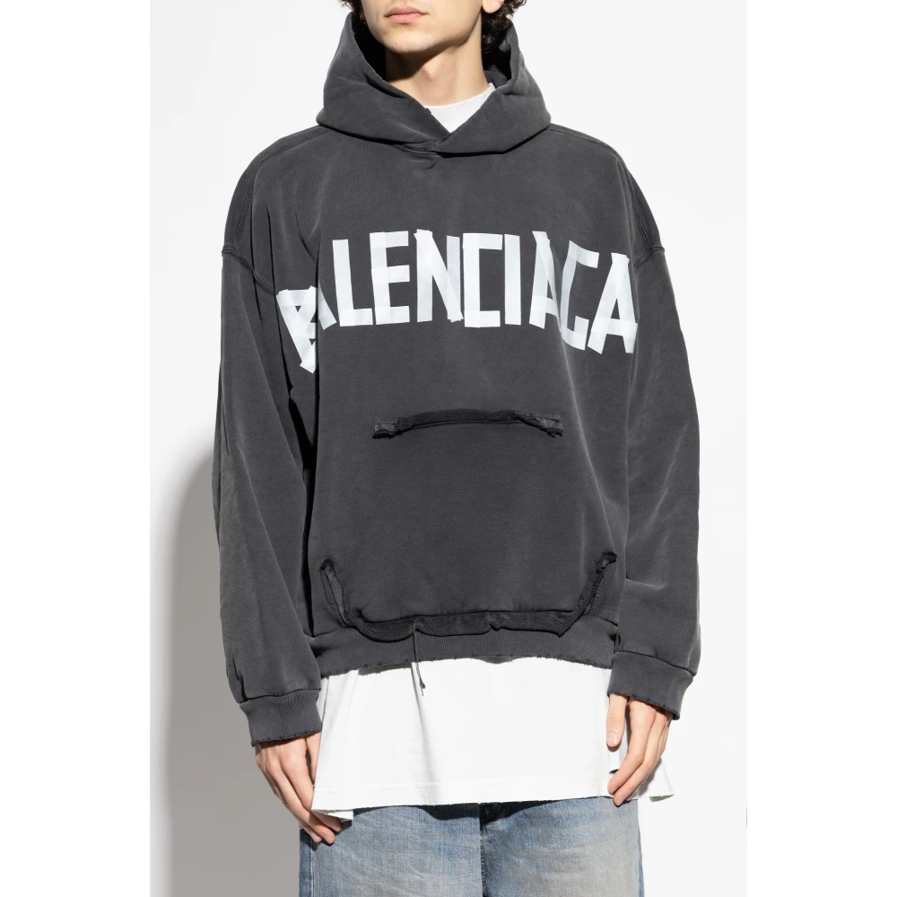 Balenciaga Capuchontrui Gray Heren