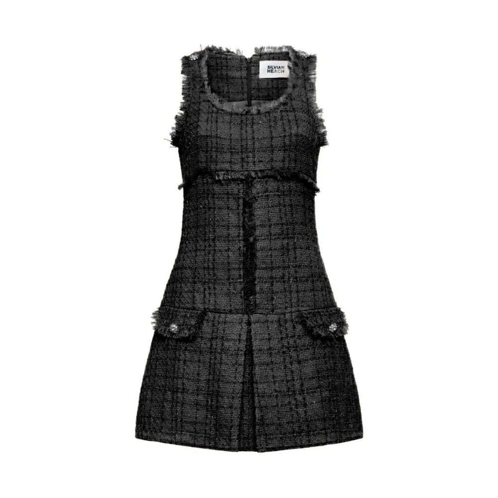 Silvian Heach Donna Nero Abiti, Xs, New,