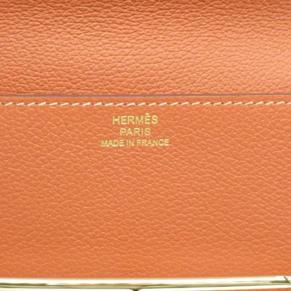 Hermès Vintage Pre-owned Leather wallets Brown Dames