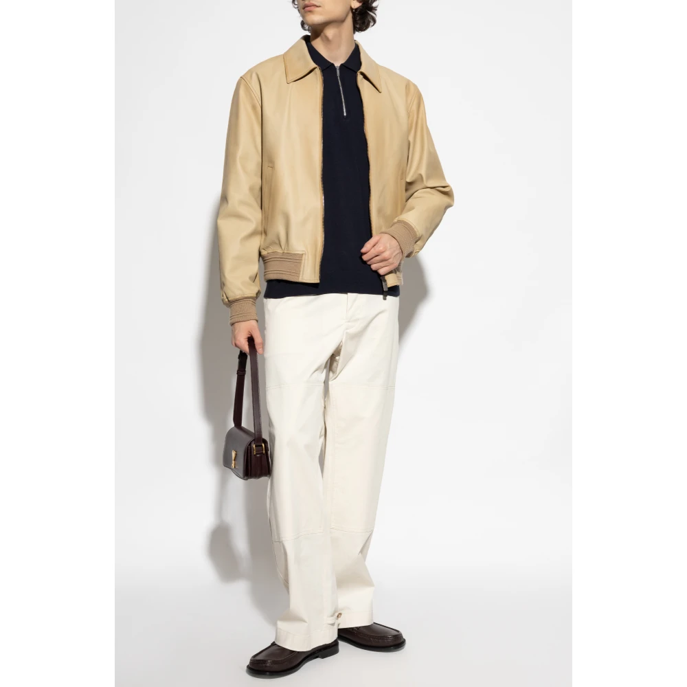 Theory Lange mouw polo Blue Heren