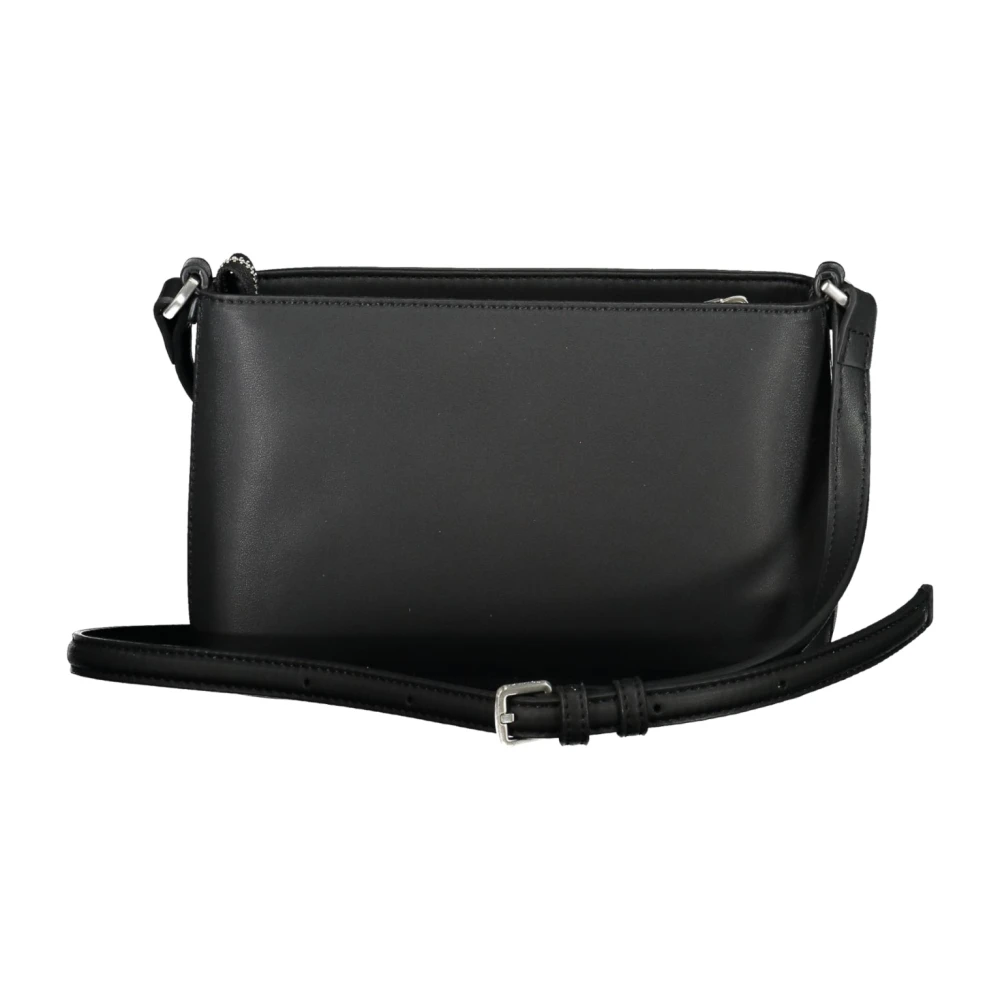 Calvin Klein Zwarte Schoudertas met Interne Zak Black Dames