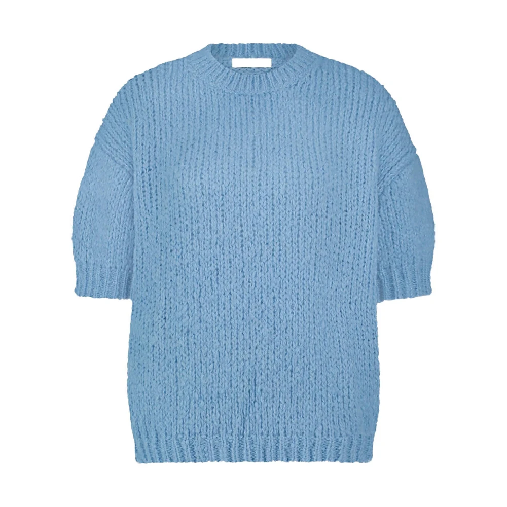 By-Bar Korte Mouw Nino Pullover Blue Dames