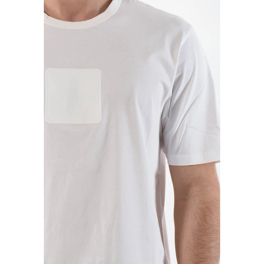 C.P. Company Metropolis Logo Badge T-shirt Regular Fit White Heren