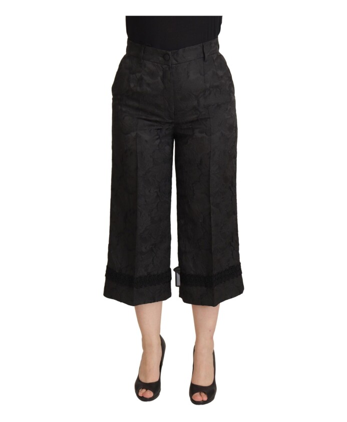 pantalon-elegant-en-brocart-noir-a-taille-haute