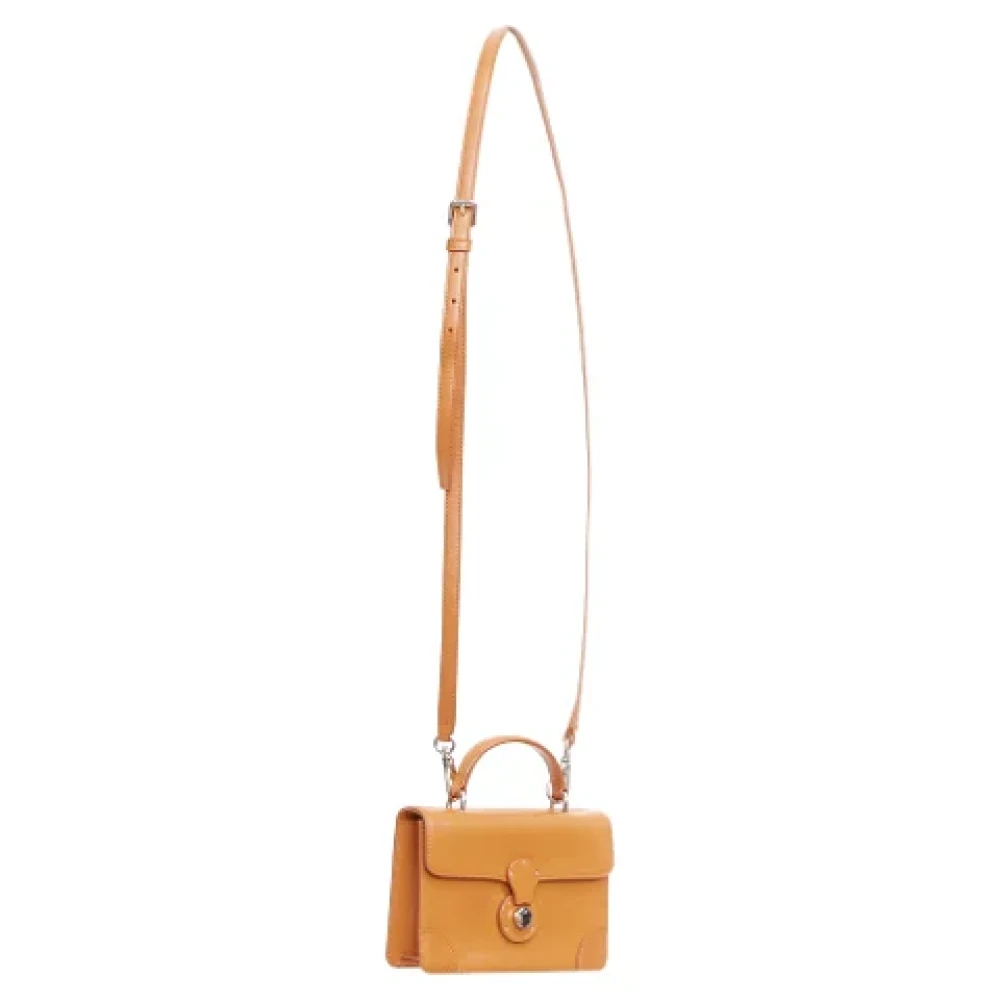 Ralph Lauren Pre-owned Leather crossbody-bags Brown Dames